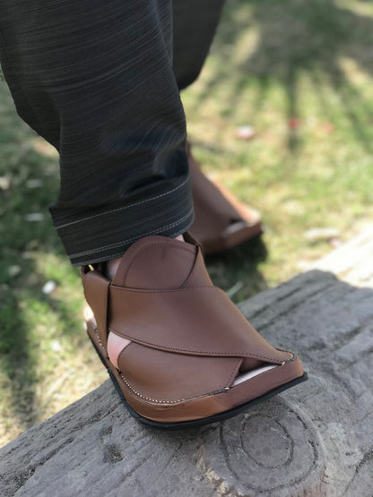 Brown Kaptaan Chappal – Lightweight & Stylish