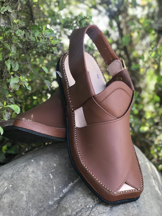 Brown Kaptaan Chappal – Lightweight & Stylish