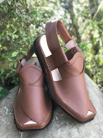 Brown Kaptaan Chappal – Lightweight & Stylish