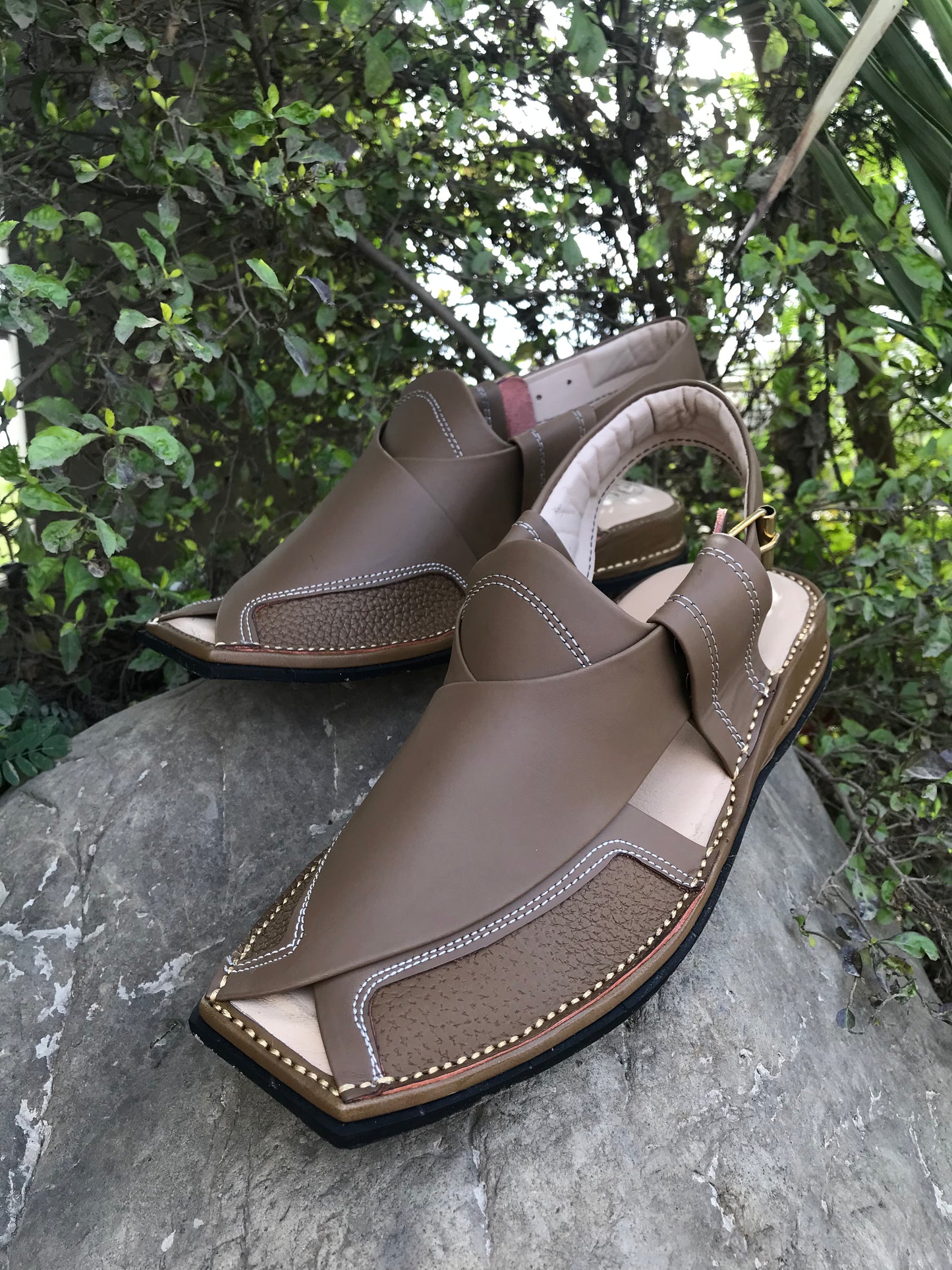 Zalmi Brown Peshawari Chappals