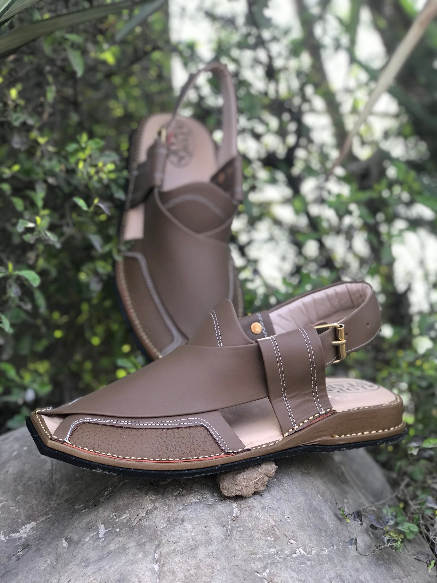 Zalmi Brown Peshawari Chappals